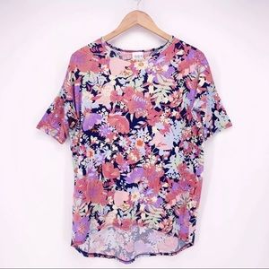 Lularoe Women's XXS Colorful Floral Irma Top F7